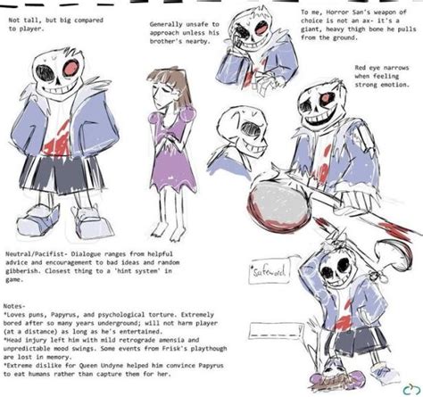 horrortale sans|how did horror sans crack his skull.